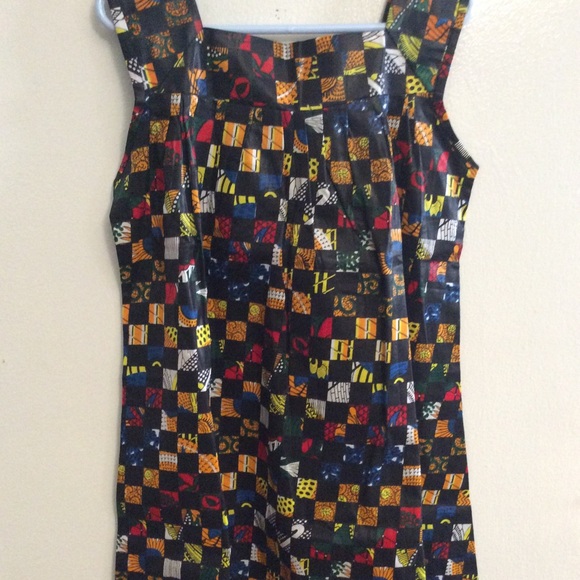 Madji Collection African Fabric Print Tank Dress - Picture 6 of 8